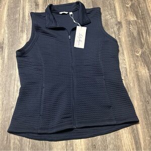 Lady Hagen Navy Textured Vest